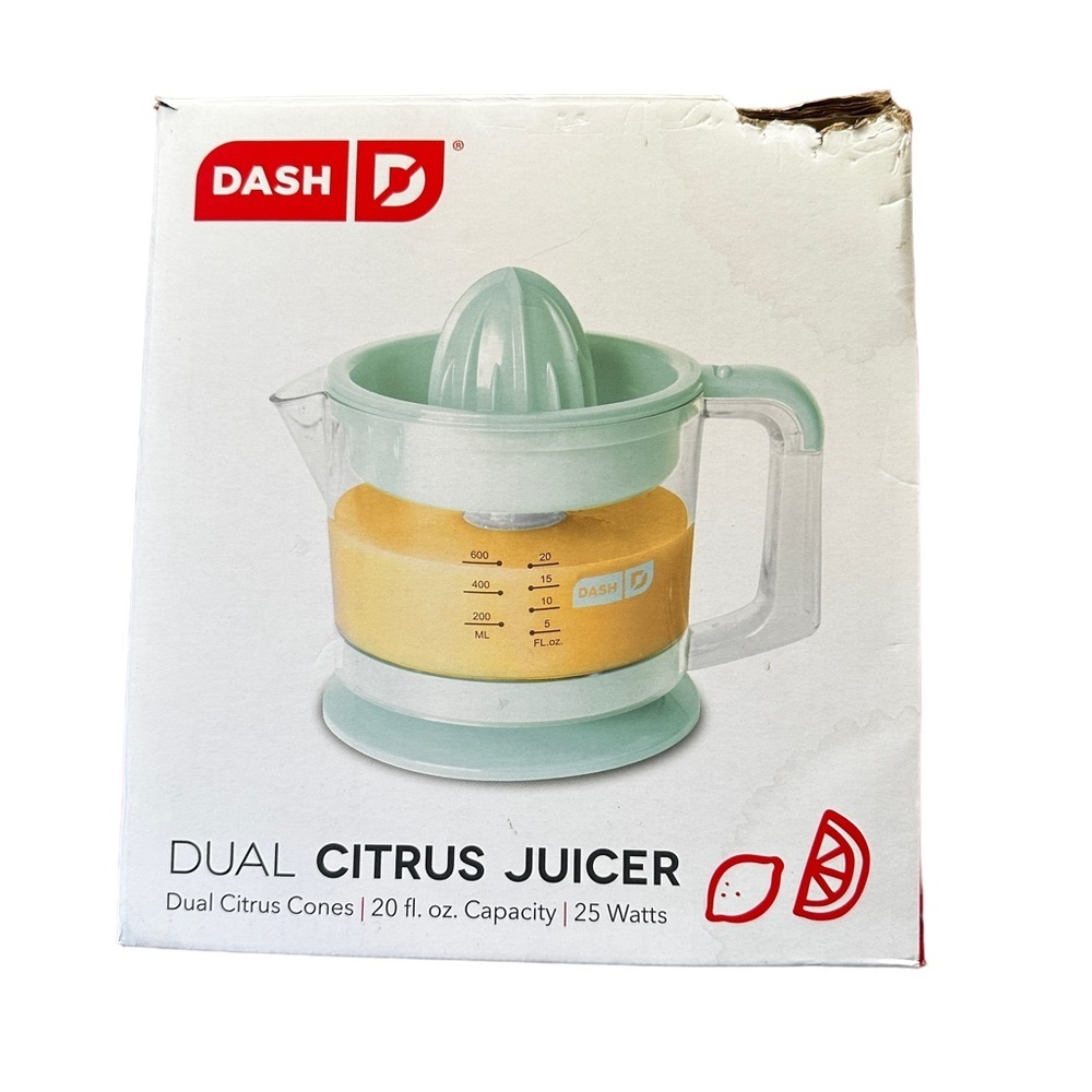 Dash Dual Citrus Juicer 20 oz‎ Capacity 25 Watts NEW